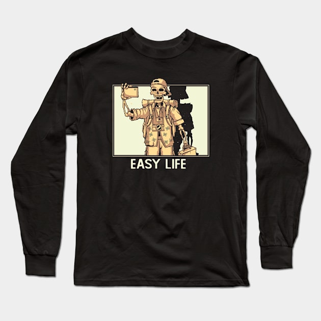 Easy life Long Sleeve T-Shirt by ArtStopCreative